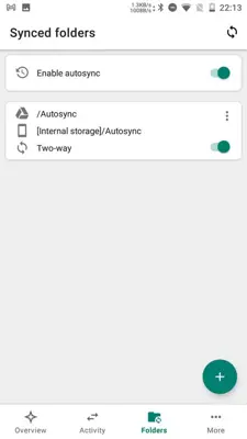 Autosync android App screenshot 0