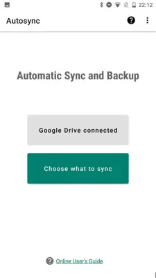 Autosync android App screenshot 2