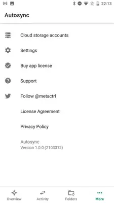 Autosync android App screenshot 4